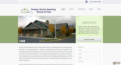 Desktop Screenshot of premierdentalassistingschoolofutah.com